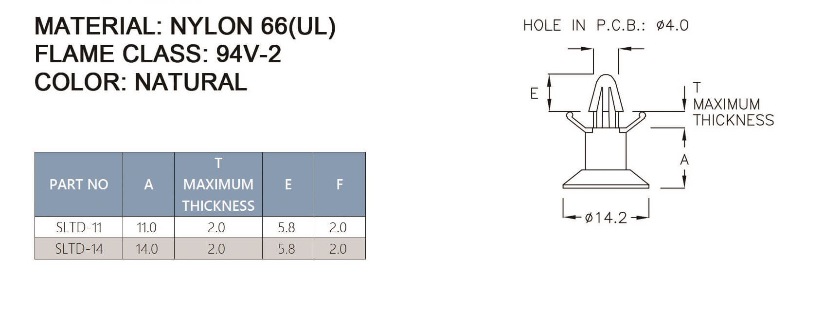  PCB Standoff SLTD-11